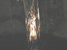 Корни дерева, спускающиеся в подземное озеро в районе Кусамы